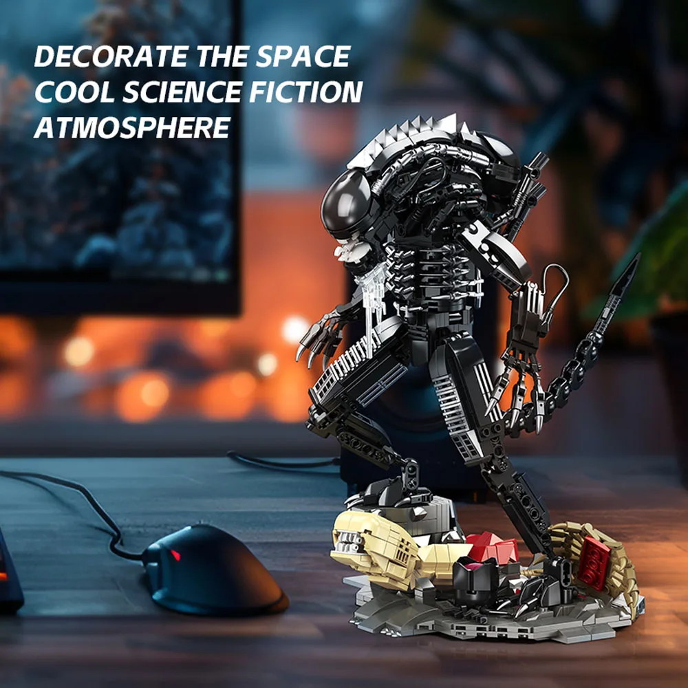 creative expert Battle robot Alien moc Building Block Xenomorph model toy Star Beast birthday New Year gifts Christmas 882pcs creative expert Battle robot Alien moc Building Block Xenomorph model toy Star Beast birthday New Year gifts Christmas 882pcs