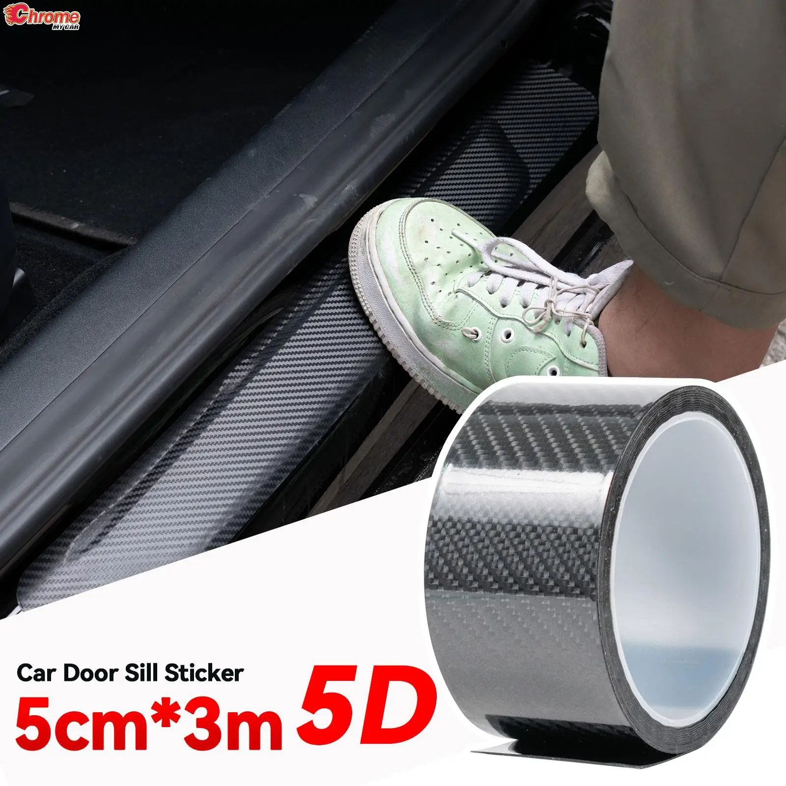 Автомобильная наклейка 5D 3 м * 5 см из углеродного волокна, «сделай сам», защитная полоса, полоса для бокового зеркала порога двери, водонепроницаемая защитная пленка от царапин
Автомобильная наклейка 5D 3 м * 5 см из углеродного волокна, «сделай сам», защитная полоса, полоса для бокового зеркала порога двери, водонепроницаемая защитная пленка от царапин