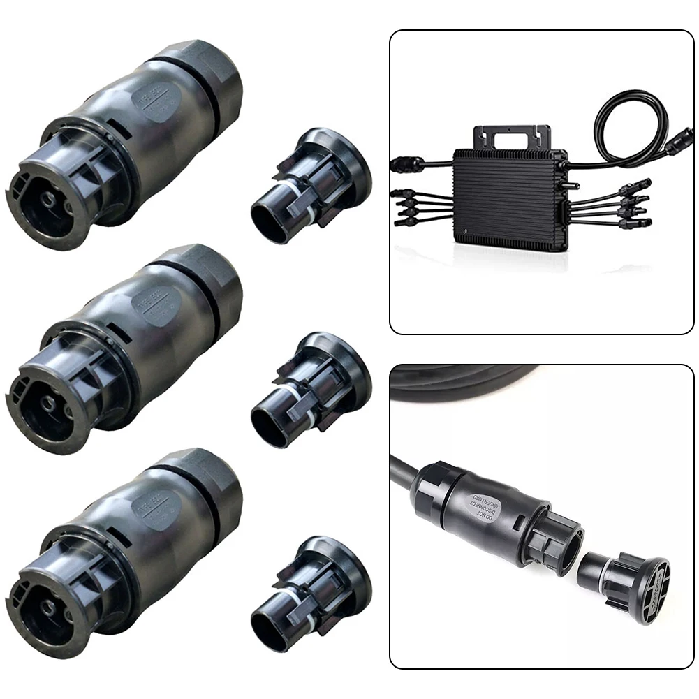 1/3 Set 3 Pole Waterproof Connection Female Plug End Cap For Betteri BC01 Hoymiles Connectors Male/Female Solar Panel Parts
1/3 Set 3 Pole Waterproof Connection Female Plug End Cap For Betteri BC01 Hoymiles Connectors Male/Female Solar Panel Parts