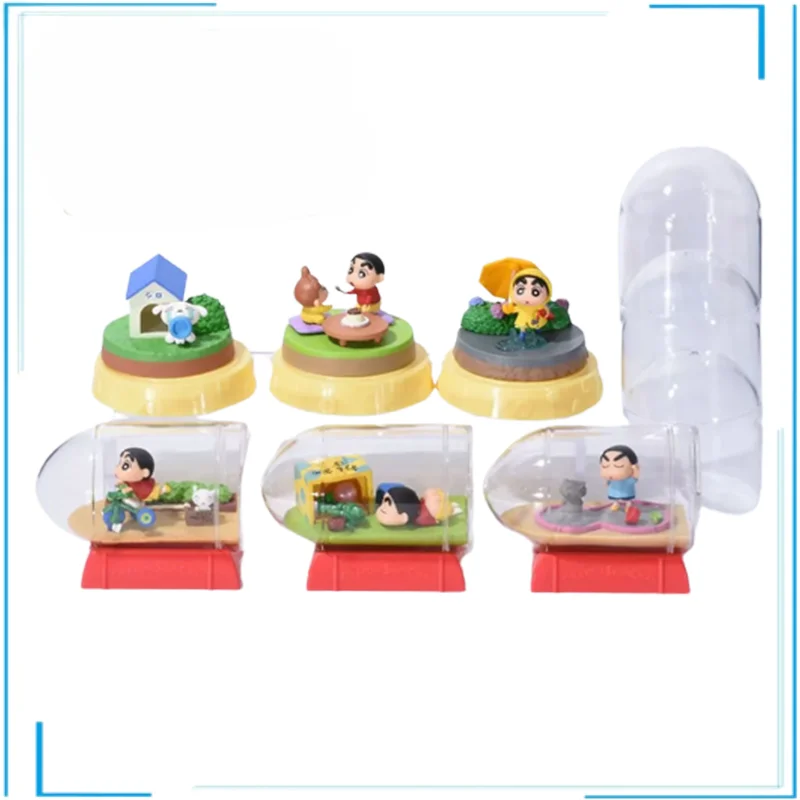 

Crayon Shin-chan World in The Bottle Decoration Anime Figure Cartoon Movie Peripheral Toy Christmas Children Boys Girls Gifts