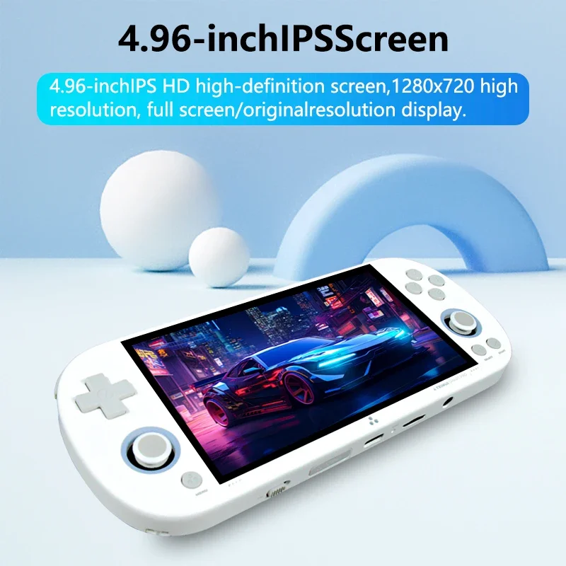 

Trimui Smart Pro 256GB Handheld Game Console 4.96inch IPS HD Screen Retro Arcade Game Console Type-C LINUX Smart Video Player