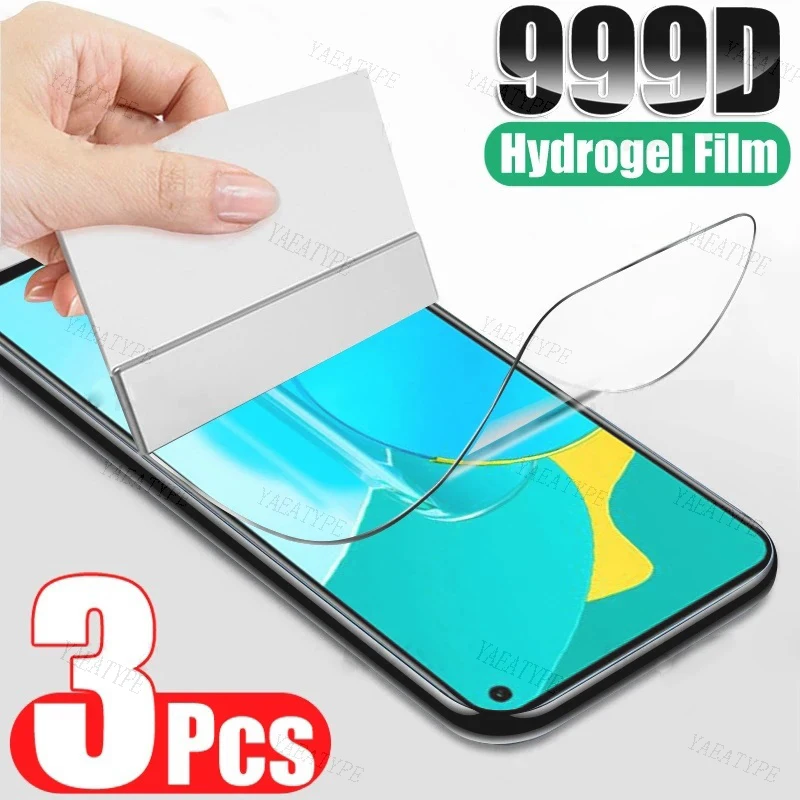 

3Pcs Hydrogel Film Screen Protector For Oppo A17 A17k A77 A97 A58 A1 A78 A57 A16e A76 A96 A57s A17 A17k A2m A2X A18 A38 A58