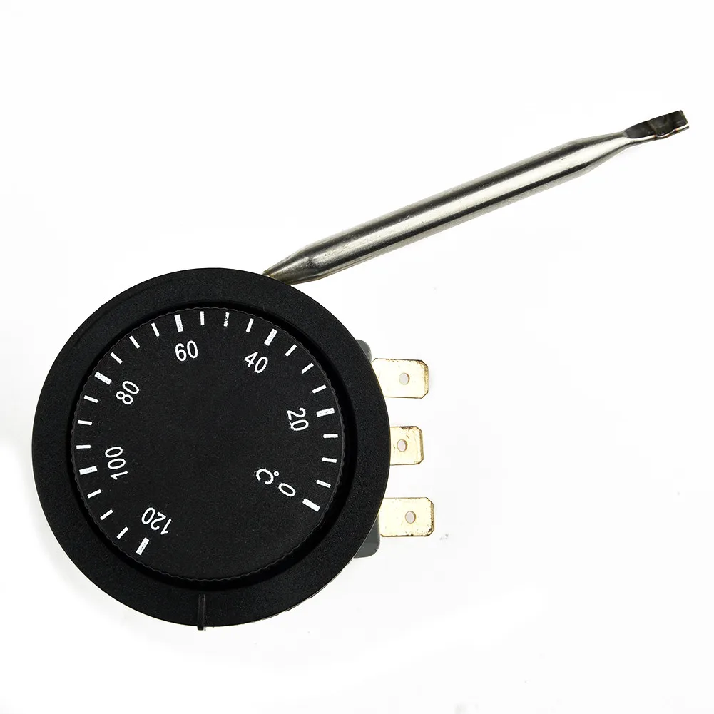 Durable Switch 1x Control Probe Thermostat Controller 250V Parts Practical Replacement Steel And Plastic 0℃~120℃ 104mm Long 12V
Durable Switch 1x Control Probe Thermostat Controller 250V Parts Practical Replacement Steel And Plastic 0℃~120℃ 104mm Long 12V