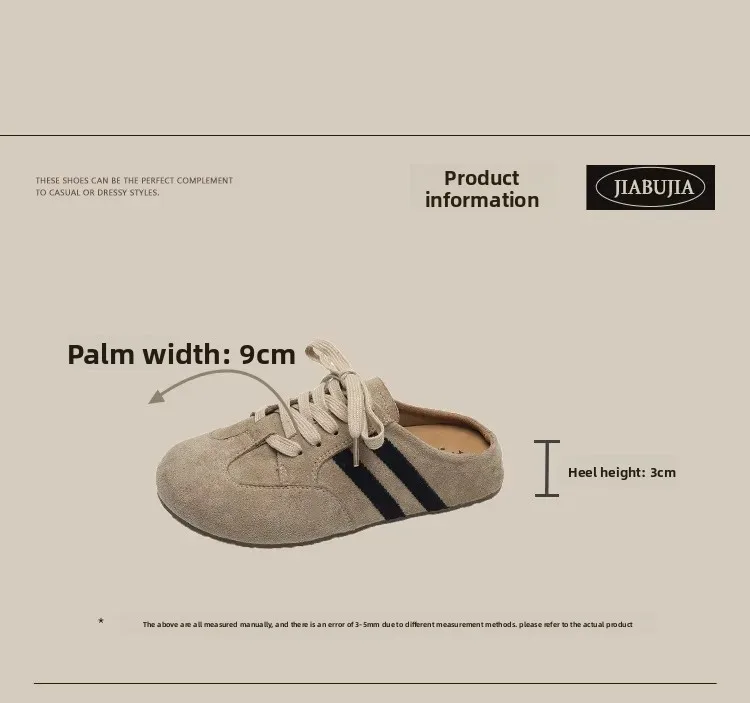 Elegant Women's Slip-On Half Slippers Indoor Outdoor Wear Retro Thick Bottomed Slipper Fashionable Spring Autumn Seasonal Rubber 11 S5926b0bc429646feb77eb4a2f9d96f22q
