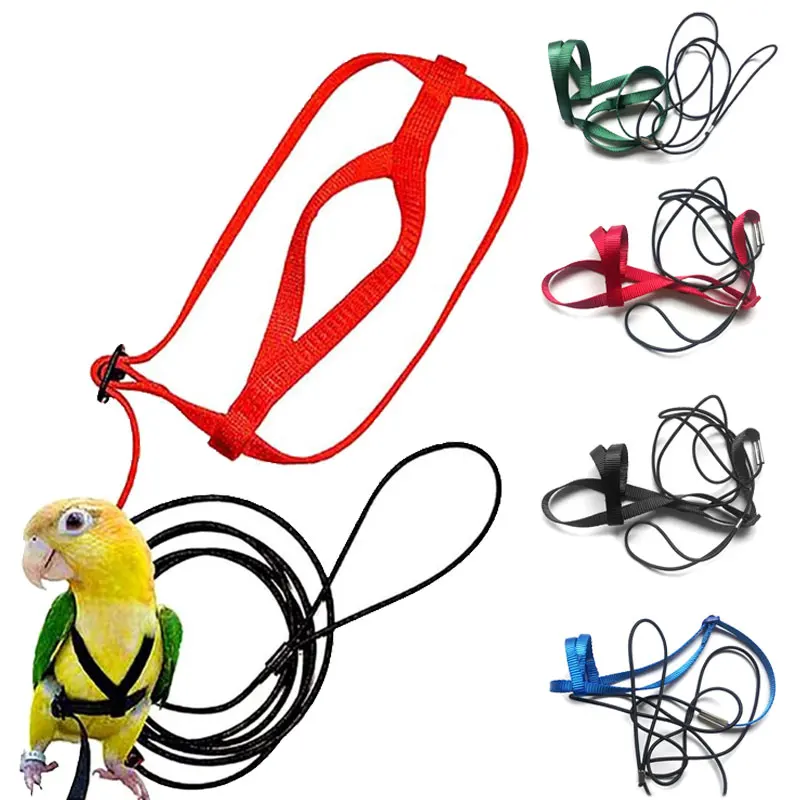 4 Colors Parrot Harness 1.2m/1.3m Pet Birds Leash Outdoor Flying Traction Straps Band Adjustable Anti-Bite Training Rope
4 Colors Parrot Harness 1.2m/1.3m Pet Birds Leash Outdoor Flying Traction Straps Band Adjustable Anti-Bite Training Rope