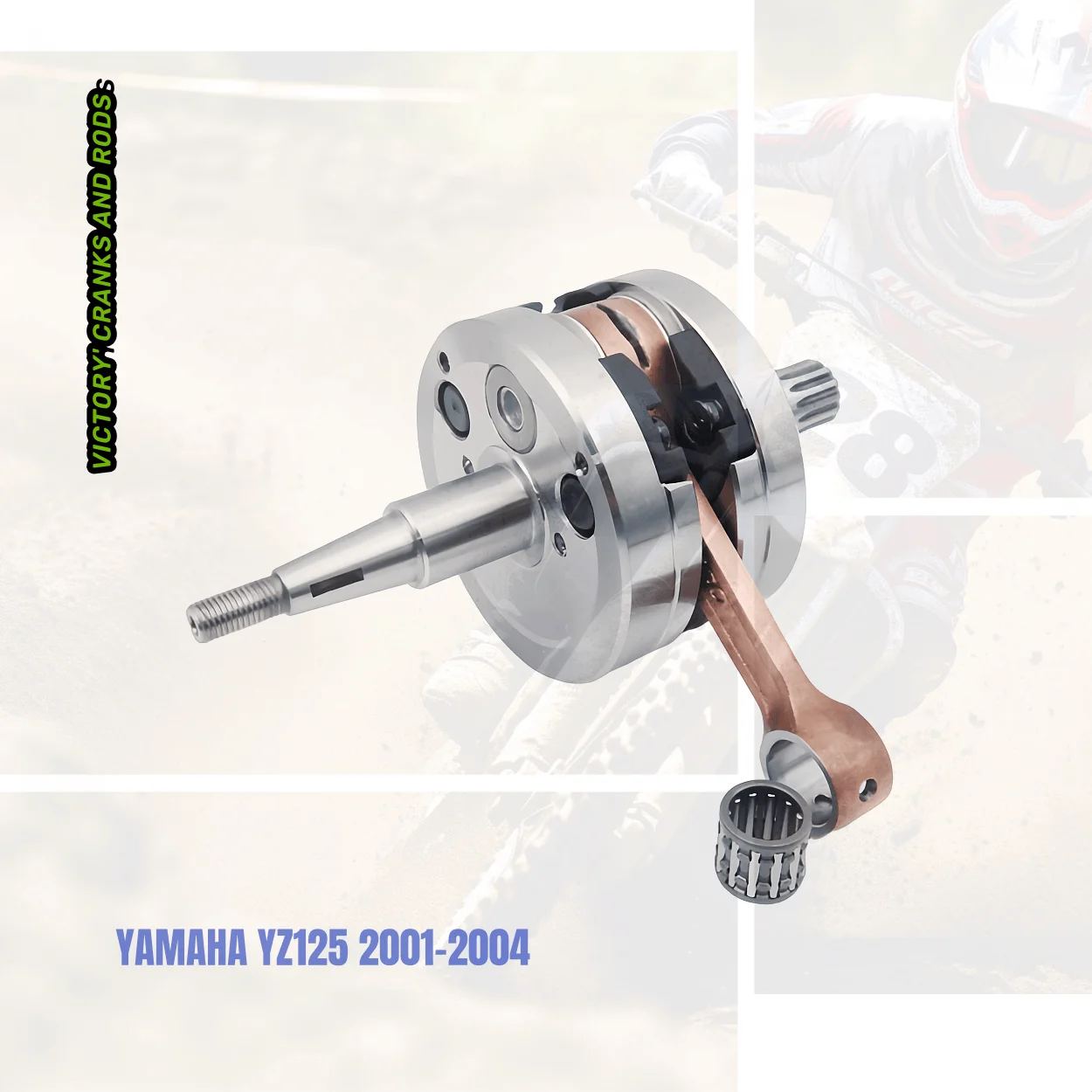 VICTORY' CRANKS AND RODS FOR YAMAHA YZ125 01-04 DIRT BIKE NEW CRANKSHAFT ASSEMBLY
VICTORY' CRANKS AND RODS FOR YAMAHA YZ125 01-04 DIRT BIKE NEW CRANKSHAFT ASSEMBLY