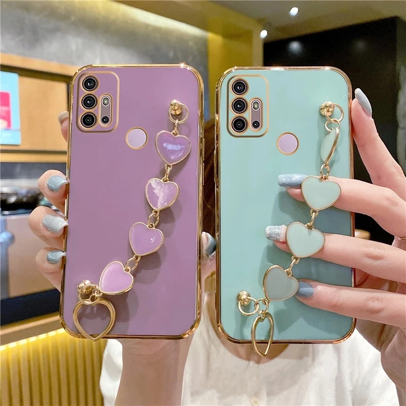 11 12 11S 10 Love Heart Bracelet Chain Phone Case For Infinix Note 12 Hot 12 12i 12Play 10i Tecno CAMON18P Fashion Plating Cover
11 12 11S 10 Love Heart Bracelet Chain Phone Case For Infinix Note 12 Hot 12 12i 12Play 10i Tecno CAMON18P Fashion Plating Cover
