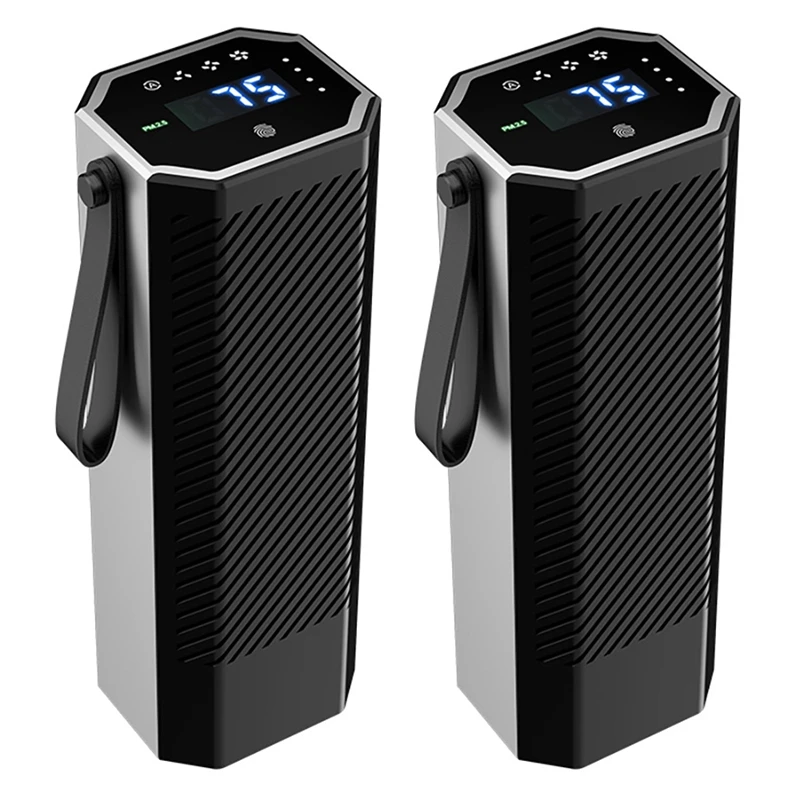 Portable Aluminum Alloy Car Air Purifier Cleaner USB Mini Home Air Cleaner For Outdoor For 2 Set
Portable Aluminum Alloy Car Air Purifier Cleaner USB Mini Home Air Cleaner For Outdoor For 2 Set