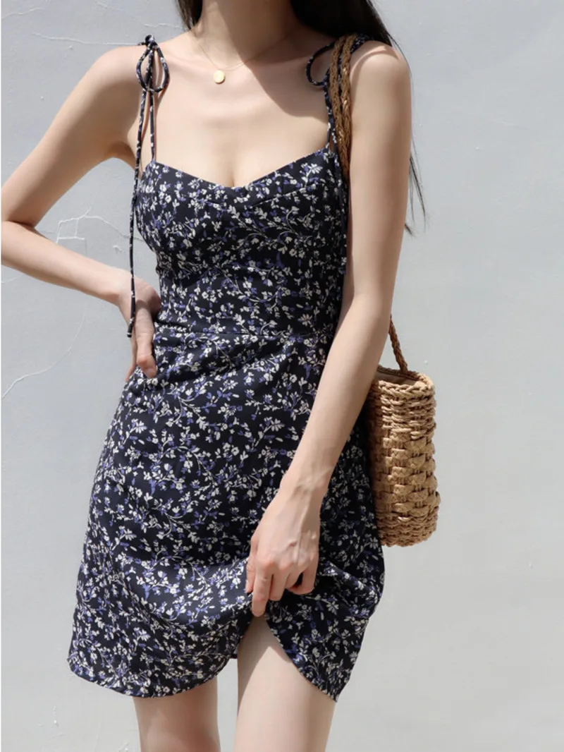 Fragmented Flower Wrapped Hip Dress Off the Shoulder Womens Summer Sexy Low cut Lace Strap A-line Dress Fashion Short Skirt 1TIT
Fragmented Flower Wrapped Hip Dress Off the Shoulder Womens Summer Sexy Low cut Lace Strap A-line Dress Fashion Short Skirt 1TIT