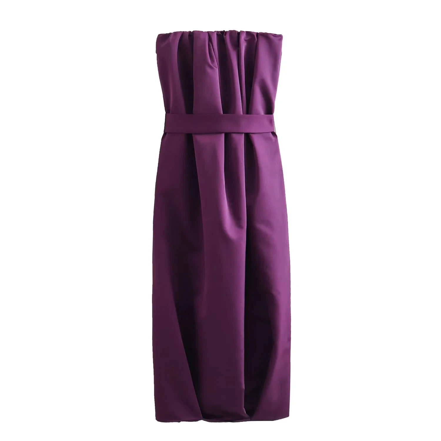 TRAF Belt Midi Dresses For Women 2023 Sexy Off Shoulder Sleeveless Dress Women Vintage Elastic Slash Neck Pleated Dress Vestidos
TRAF Belt Midi Dresses For Women 2023 Sexy Off Shoulder Sleeveless Dress Women Vintage Elastic Slash Neck Pleated Dress Vestidos