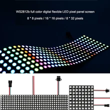 WS2812B RGB Flexible 16x16 8x32 256Leds Pixel Panel Matrix Screen WS2812B ECO Led Module WS2812 IC Individually Addressable DC5V
WS2812B RGB Flexible 16x16 8x32 256Leds Pixel Panel Matrix Screen WS2812B ECO Led Module WS2812 IC Individually Addressable DC5V