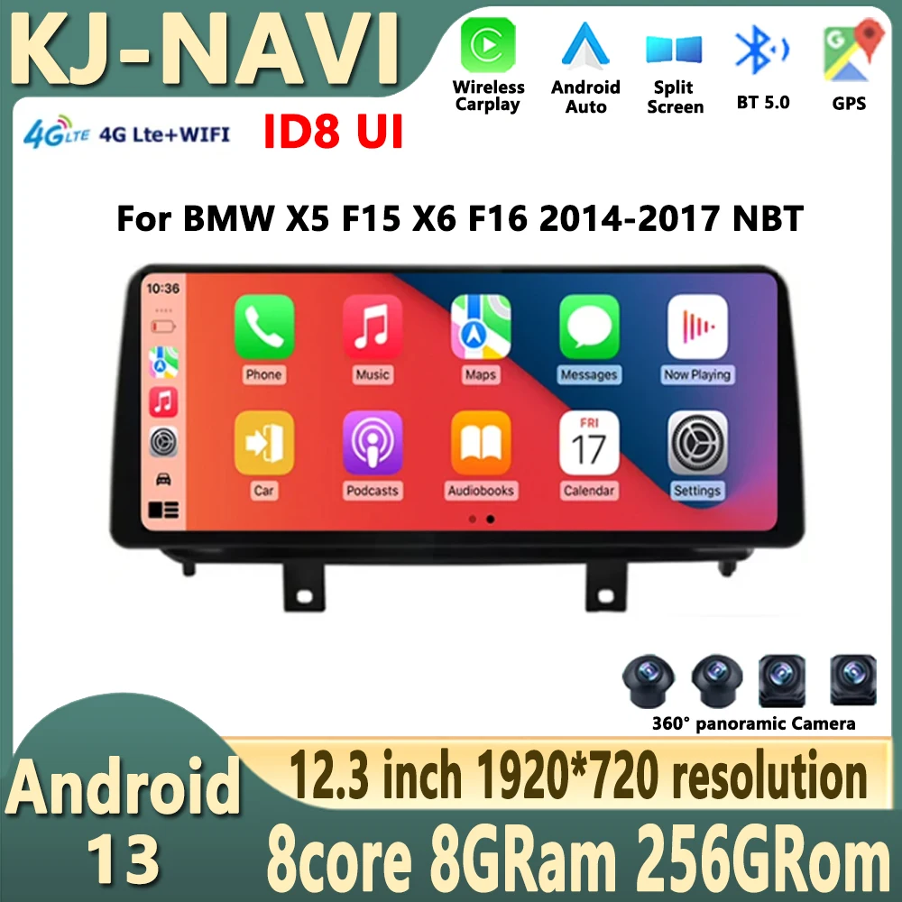 12.3" Android 13 Car GPS Navigation Media Stereo Radio Multimedia Wireless Carplay WiFi BT For BMW X5 F15 X6 F16 2014-2017 NBT
12.3" Android 13 Car GPS Navigation Media Stereo Radio Multimedia Wireless Carplay WiFi BT For BMW X5 F15 X6 F16 2014-2017 NBT