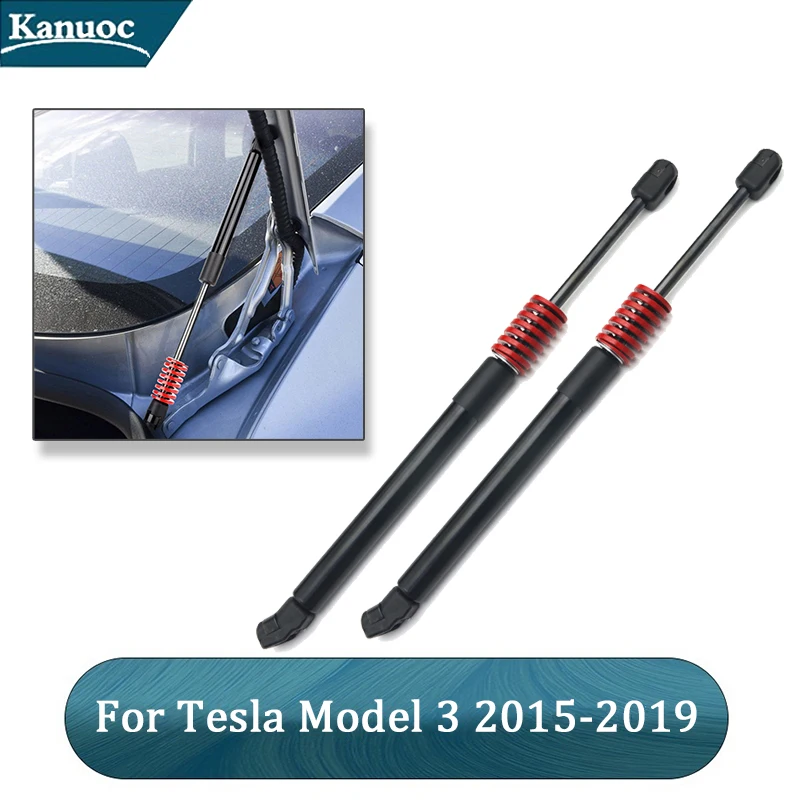 

2Pcs/set Car Rear Trunk Struts Gas Springs Shocks Hood Lift Rod Supports Shock For Tesla Model 3 2015-2019 Auto Accessories