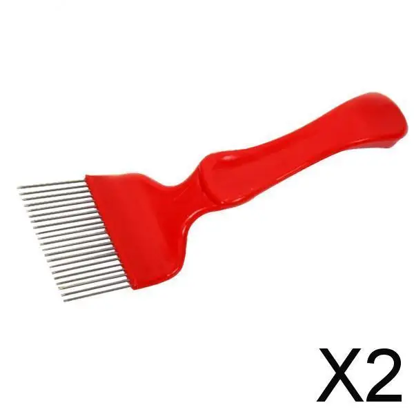2X вилка для снятия колпачков из нержавеющей стали с пластиковой ручкой, 21 Шпилька, красная
2X вилка для снятия колпачков из нержавеющей стали с пластиковой ручкой, 21 Шпилька, красная