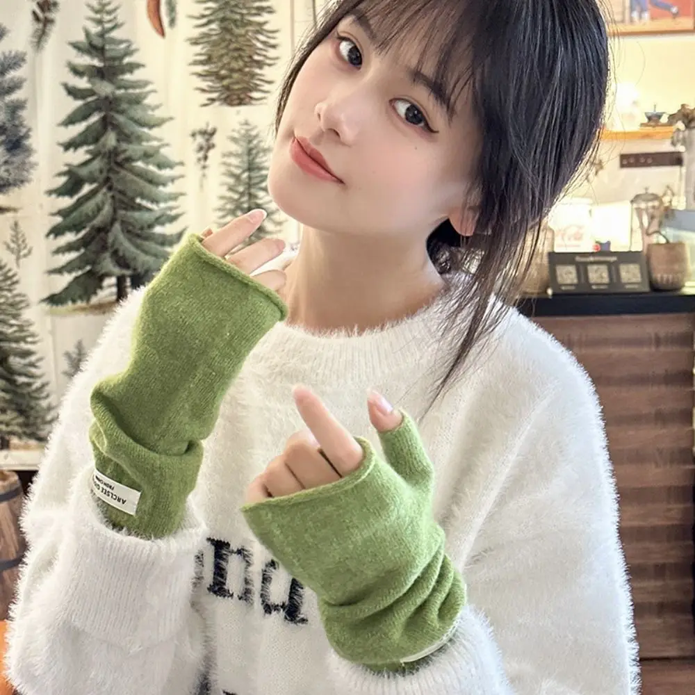 Wool Knitted Gloves Fashion Pure Color False sleeve Wrist Gloves Arm Warmers Cycling Long Mittens Outdoor
Wool Knitted Gloves Fashion Pure Color False sleeve Wrist Gloves Arm Warmers Cycling Long Mittens Outdoor