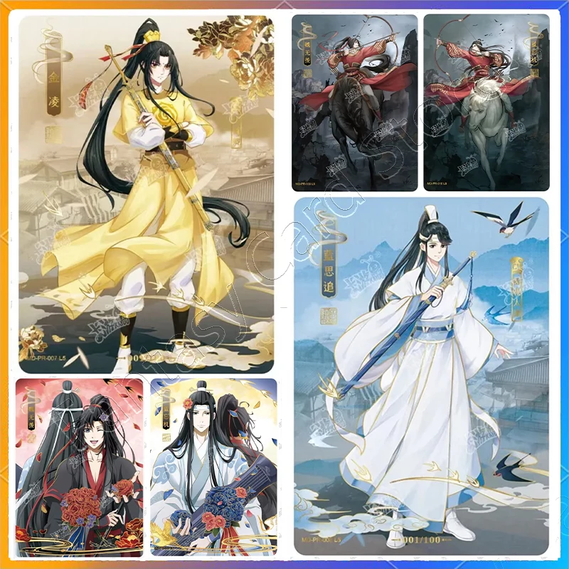 

Original KAYOU Animation MoDaoZuShi Cards PR Card Drunk Dreams Wei Wuxian Lan Wangji Signature Card Collection Card Master Devil