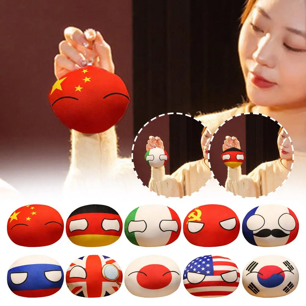 10cm Country Ball Toys Plush Polandball Hand Warmer Pillow GERMANY UK Countryball Decor RUSSIA USA JAPAN FRANCE ITALY USSR M0H2
10cm Country Ball Toys Plush Polandball Hand Warmer Pillow GERMANY UK Countryball Decor RUSSIA USA JAPAN FRANCE ITALY USSR M0H2