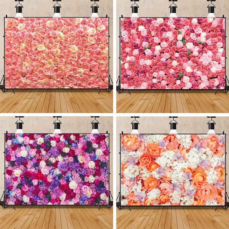 Rosebud Wedding Backgrounds Valentine's Day Photography Backdrops Props Heart Flower Wall Photographic Background AA-23
Rosebud Wedding Backgrounds Valentine's Day Photography Backdrops Props Heart Flower Wall Photographic Background AA-23