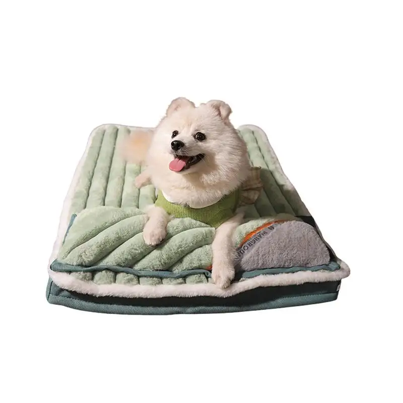 

Кошачьи кровати для домашних кошек ультра мягкое одеяло с подушкой противоскользящая и супер быстрая кровать для собаки плюшевая кровать для собаки