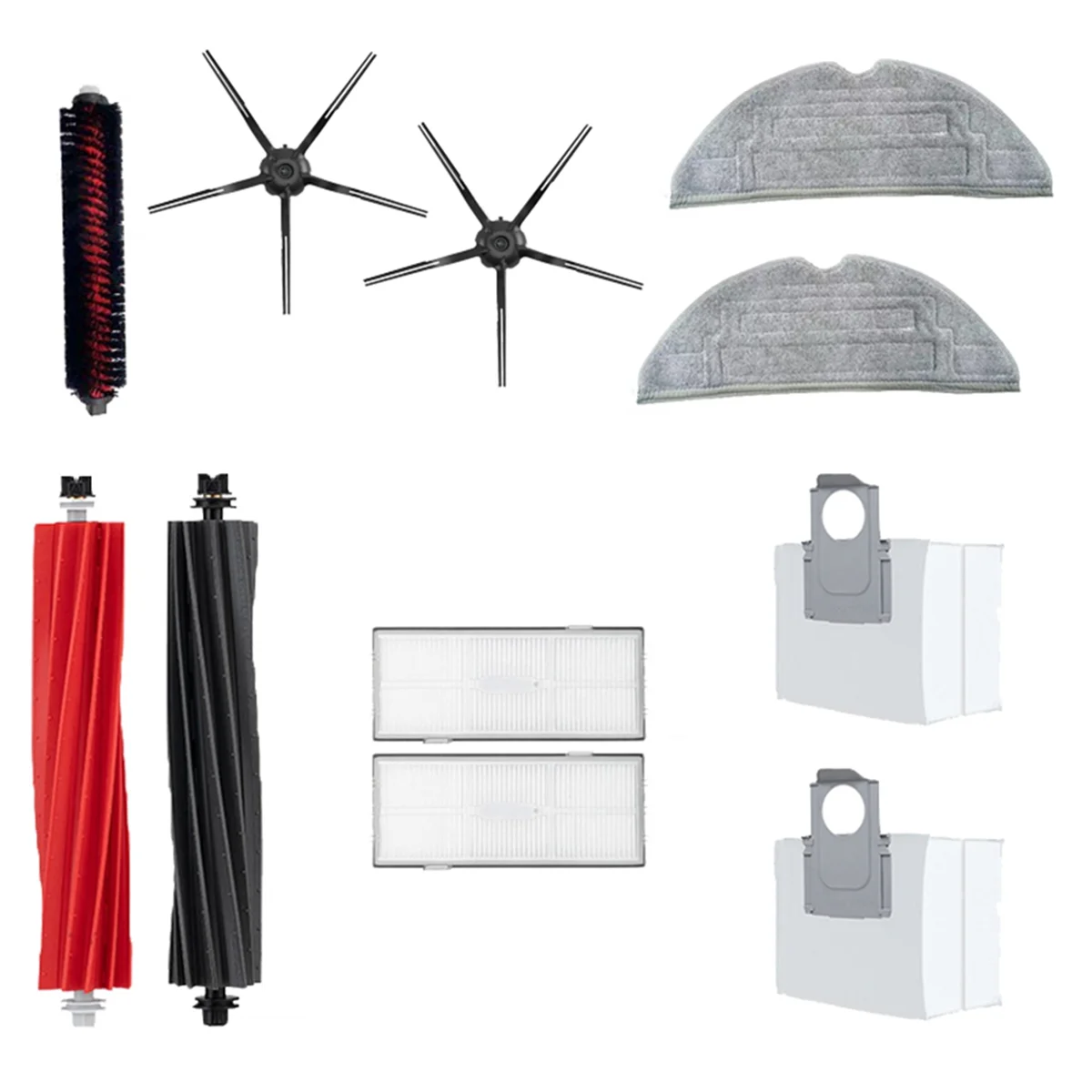 Запчасти для пылесоса Roborock S8 Pro Ultra /G20, основная боковая щетка, фильтр НЕРА, насадка на швабру, тканевые аксессуары