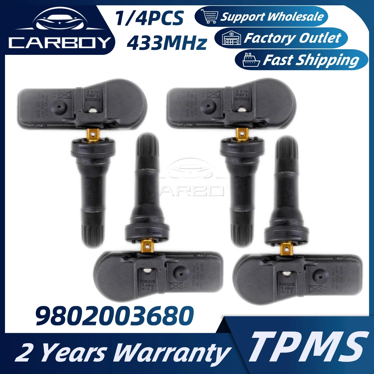 9802003680 TPMS Tire Pressure Monitoring System For Citroen Berlingo C4 C5 C8 C-Elysee DS3 DS4 DS5 DS6 DS9 Peugeot 508 5008 207
9802003680 TPMS Tire Pressure Monitoring System For Citroen Berlingo C4 C5 C8 C-Elysee DS3 DS4 DS5 DS6 DS9 Peugeot 508 5008 207