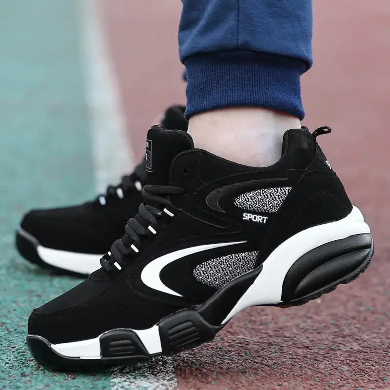 2023 New Men's Winter Leather High Top Sneakers Lovers Thick Bottom Non Slip Plush Warm Free Shipping Big Size Cotton Shoes
2023 New Men's Winter Leather High Top Sneakers Lovers Thick Bottom Non Slip Plush Warm Free Shipping Big Size Cotton Shoes