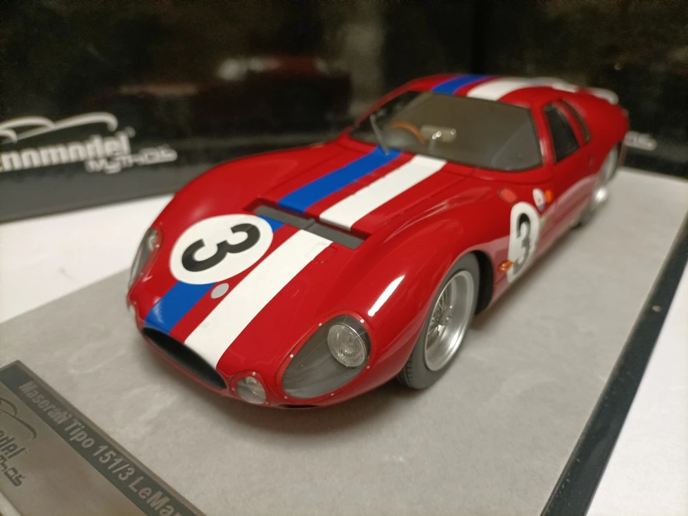 Tecnomodel 1:18 Tipo 151 #3 LeMans 1963 Simulation Limited Edition Resin Metal Static Car Model Toy Gift
Tecnomodel 1:18 Tipo 151 #3 LeMans 1963 Simulation Limited Edition Resin Metal Static Car Model Toy Gift