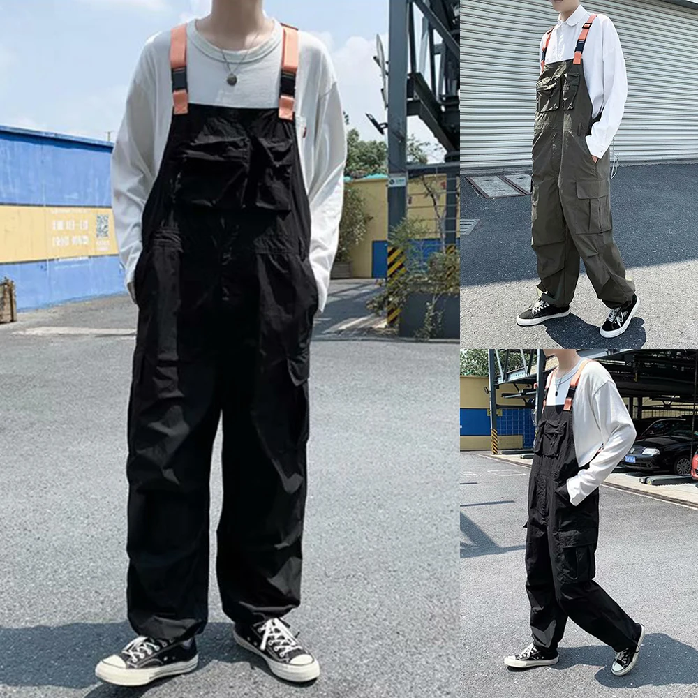 Vintage Overalls Men Jumpsuit Cargo Pants Trousers Baggy Dungarees Bib Overall Trousers Mens Techwear Retro Work Pants
Vintage Overalls Men Jumpsuit Cargo Pants Trousers Baggy Dungarees Bib Overall Trousers Mens Techwear Retro Work Pants