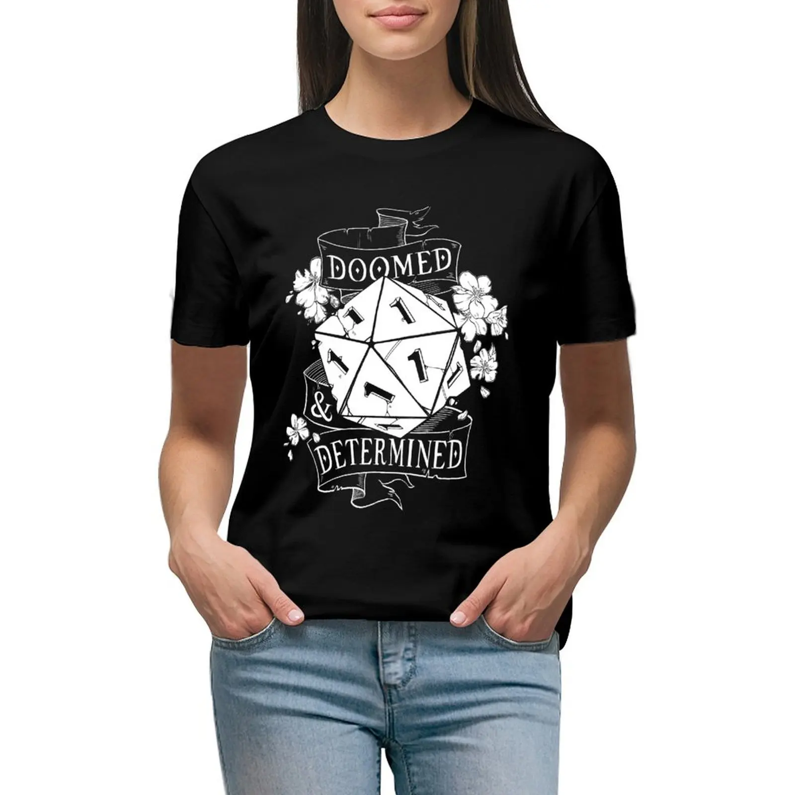 Doomed & Determined White T-Shirt aesthetic clothes customs quick-drying sports fans korean Women's clothes
Doomed & Determined White T-Shirt aesthetic clothes customs quick-drying sports fans korean Women's clothes