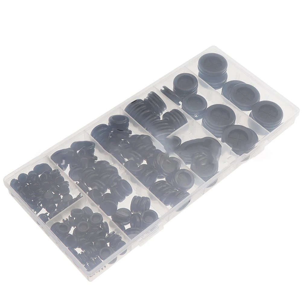 170pcs Double-Sided Premium Rubber Sealing Ring Wire Outlet Coil Set Wire Grommet Electrical Equipment Supplies Tool Parts
170pcs Double-Sided Premium Rubber Sealing Ring Wire Outlet Coil Set Wire Grommet Electrical Equipment Supplies Tool Parts