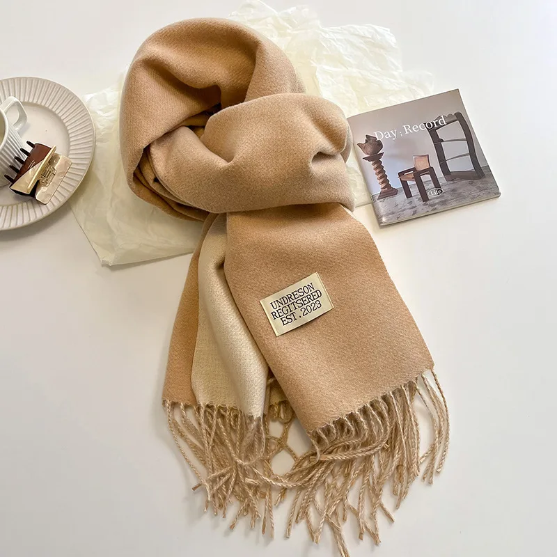 2023 Warm Winter Cashmere Scarf for Women Korean Style New Fashion Solid Color Double Sided Neckerchief Knitted Wraps
2023 Warm Winter Cashmere Scarf for Women Korean Style New Fashion Solid Color Double Sided Neckerchief Knitted Wraps