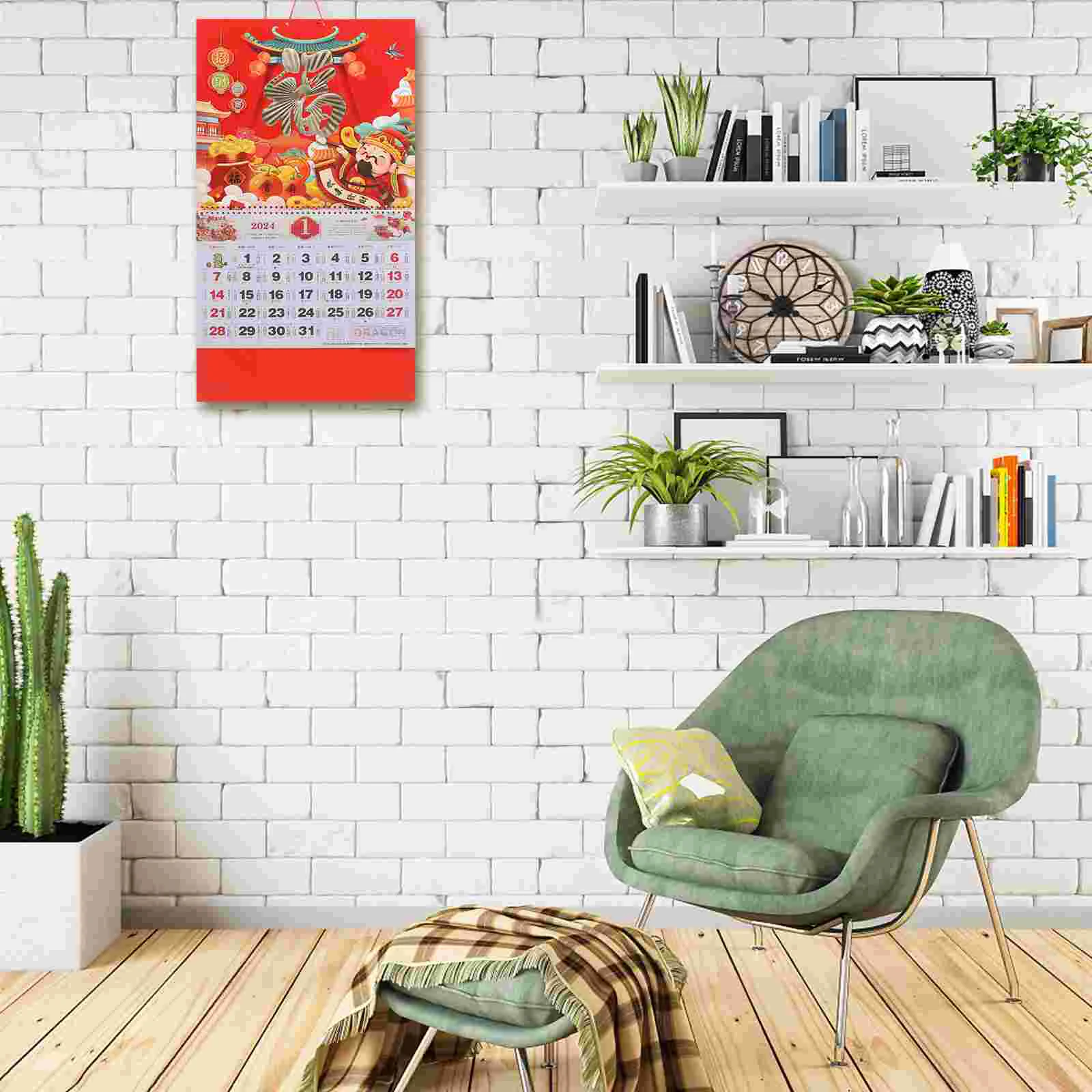 China Decorative Hanging Calendar Year of Dragon Wall Calendar Chinese Style Calendar Lunar Calendar Hanging Calendar
China Decorative Hanging Calendar Year of Dragon Wall Calendar Chinese Style Calendar Lunar Calendar Hanging Calendar