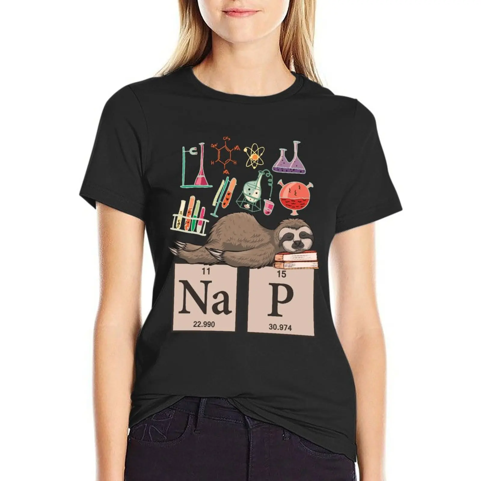 Funny Chemistry Sloth Art Gift T-Shirt t shirts for Womens t-shirts for Women graphic tees funny Women's tops
Funny Chemistry Sloth Art Gift T-Shirt t shirts for Womens t-shirts for Women graphic tees funny Women's tops