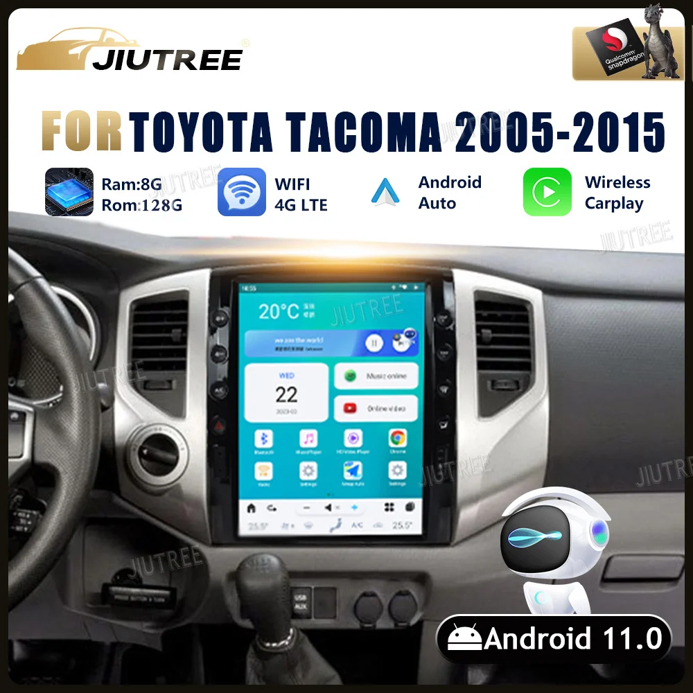 Автомобильный радиоприемник Qualcomm 12,1 дюймов Android 11 с экраном для TOYOTA Tacoma 2 N200 Hilux 2005-2015 DVD Мультимедиа GPS навигация авто
Автомобильный радиоприемник Qualcomm 12,1 дюймов Android 11 с экраном для TOYOTA Tacoma 2 N200 Hilux 2005-2015 DVD Мультимедиа GPS навигация авто