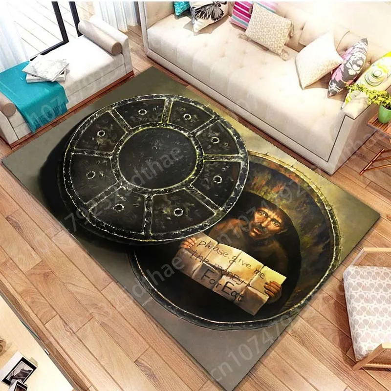 

3D Optical Illusion Hole Carpet Realistic Floor Mat Non Slip Area Rugs Bedroom Living Room Decoration Kids Runner Entrance Mats