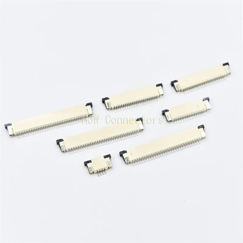 

10Pcs/lot 1mm Pitch FPC FFC Flat Cable Socket Upper Contact Connector 4P 6P 8P 10P 12P 14P 16P 18P 20P 24P 26P 30P 32Pin