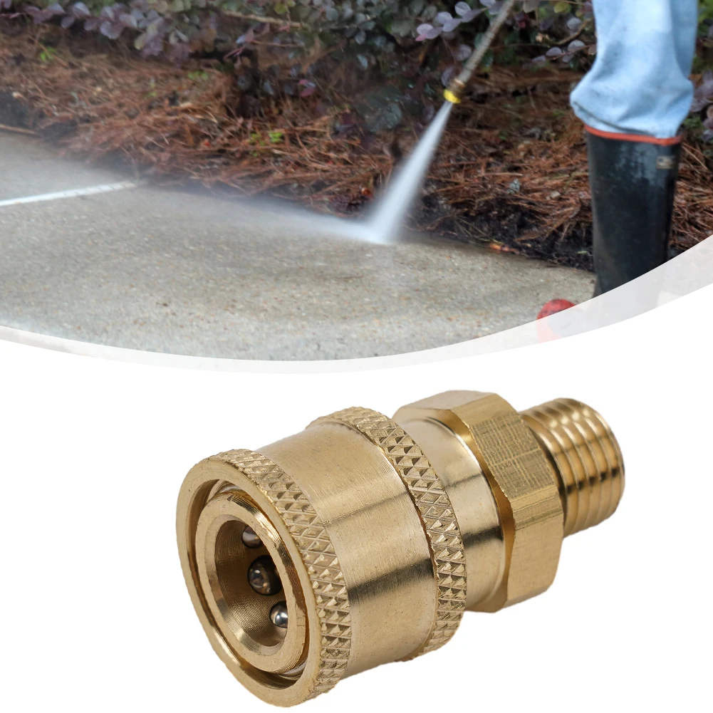 High Pressure Cleaner Garden Water Fitting Adapter Connector 1/4 Inch Quick Connect Socket For Car Washer Lance M14 M22
High Pressure Cleaner Garden Water Fitting Adapter Connector 1/4 Inch Quick Connect Socket For Car Washer Lance M14 M22