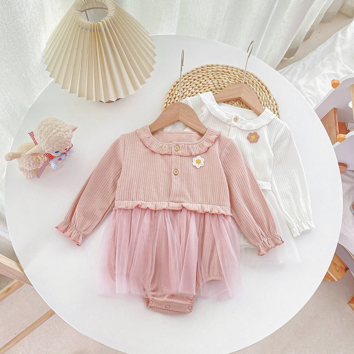 Sanlutoz Autumn Princess Long Sleeve Infants Girls Clothes Onesies Cute Fashion Solid Baby Girls Bodysuits
Sanlutoz Autumn Princess Long Sleeve Infants Girls Clothes Onesies Cute Fashion Solid Baby Girls Bodysuits