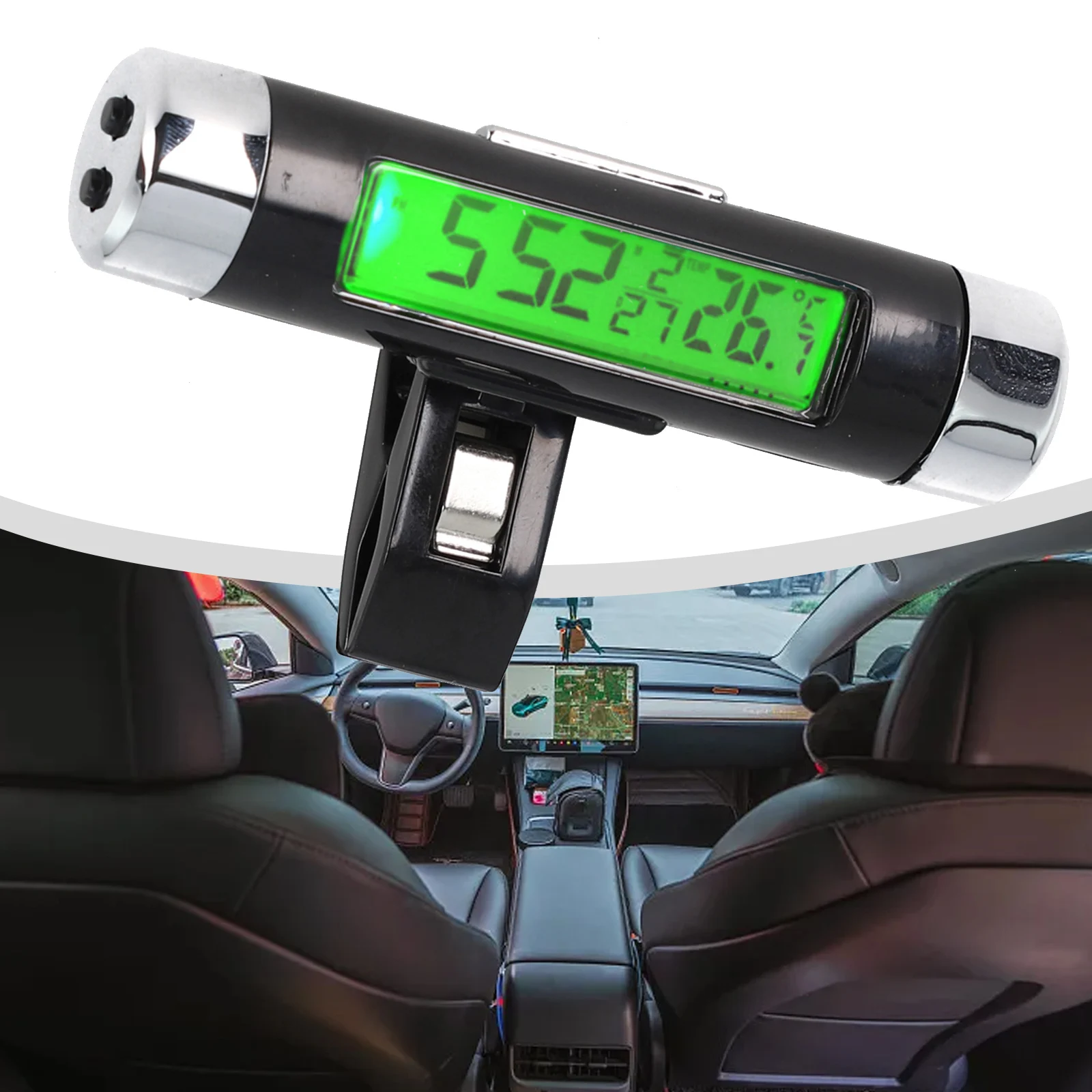Car Digital LCD Clock/Temperature Display Electronic Clock Thermometer Car Digital Time Clock Car Accessory Car Dashboard
Car Digital LCD Clock/Temperature Display Electronic Clock Thermometer Car Digital Time Clock Car Accessory Car Dashboard