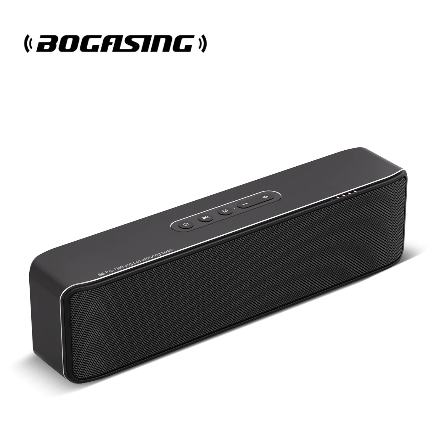 

BOGASING S8 Pro Bluetooth Speaker with Hi-Res 60W Audio Extended Bass and Treble Bluetooth 5.0 HiFi Portable Wireless Speaker