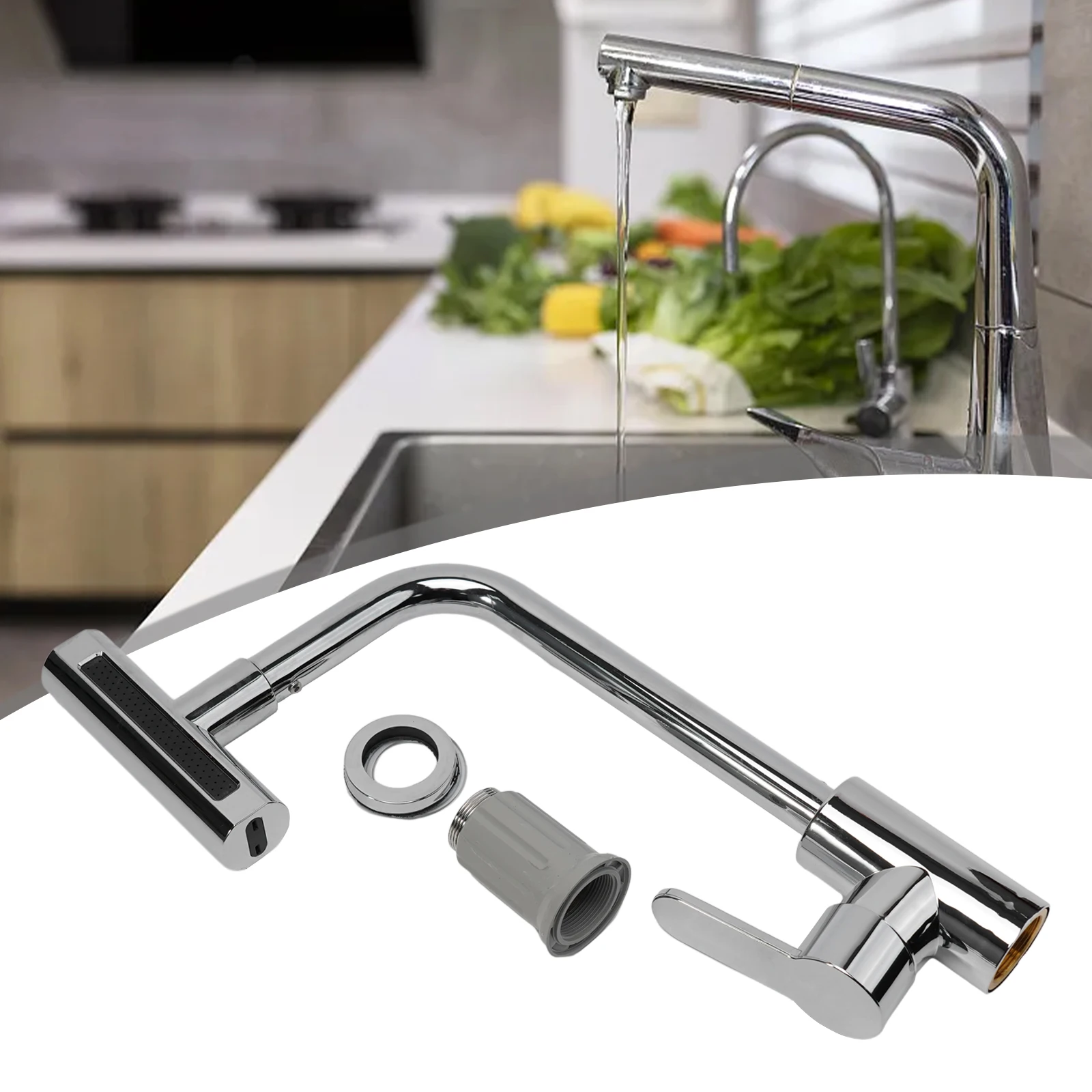 Pull Out Waterfall Stream Sprayer Head 360° Rotation Basin Faucet 1/2inch Kitchen Sink Faucet Hot And Cold Water Faucet
Pull Out Waterfall Stream Sprayer Head 360° Rotation Basin Faucet 1/2inch Kitchen Sink Faucet Hot And Cold Water Faucet