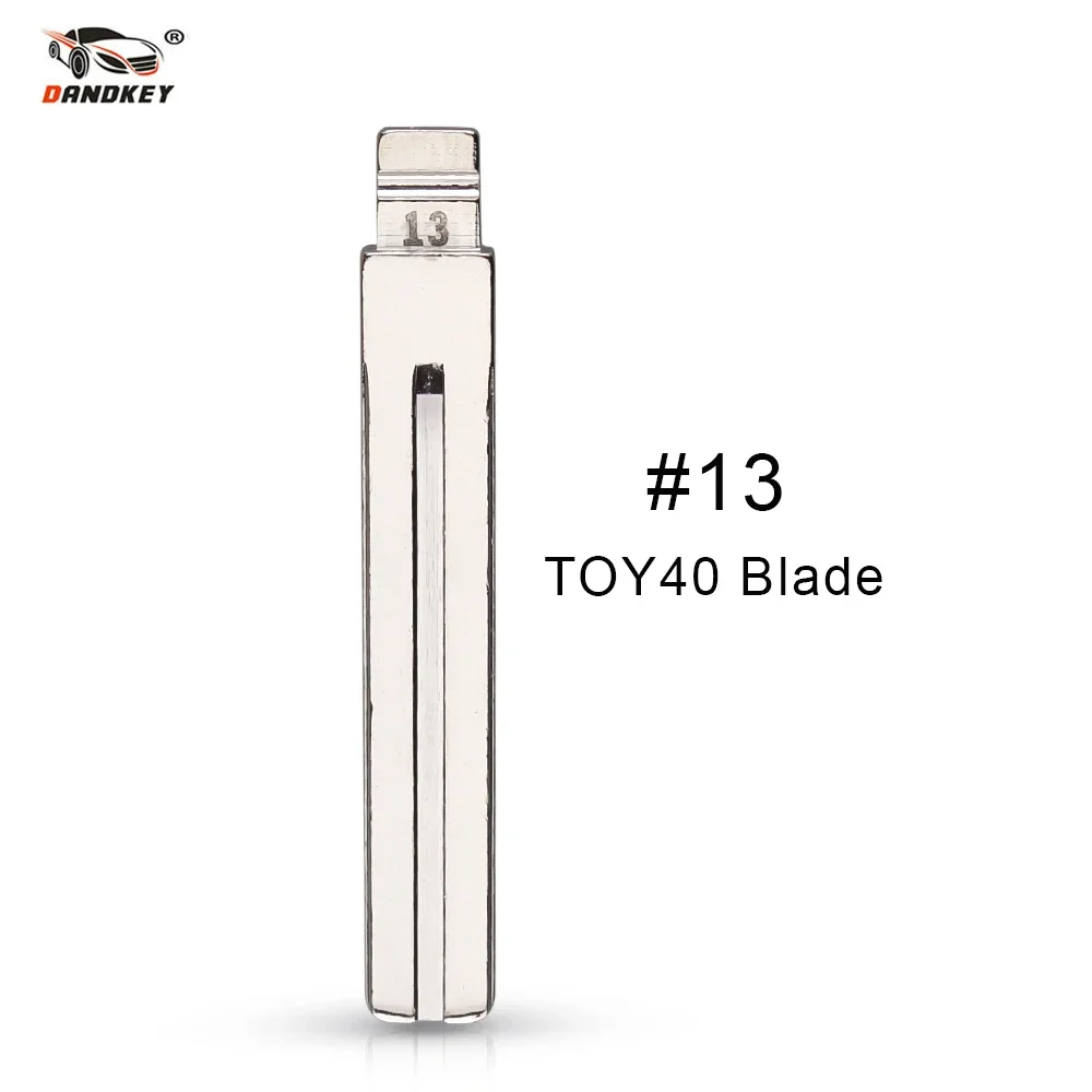Dandkey NO.13 Metal Blank Uncut Flip KD Remote Key Blade Type #13 for Hyundai IX35 For Toyota Crown TOY40/TOY48 Key Blade
Dandkey NO.13 Metal Blank Uncut Flip KD Remote Key Blade Type #13 for Hyundai IX35 For Toyota Crown TOY40/TOY48 Key Blade