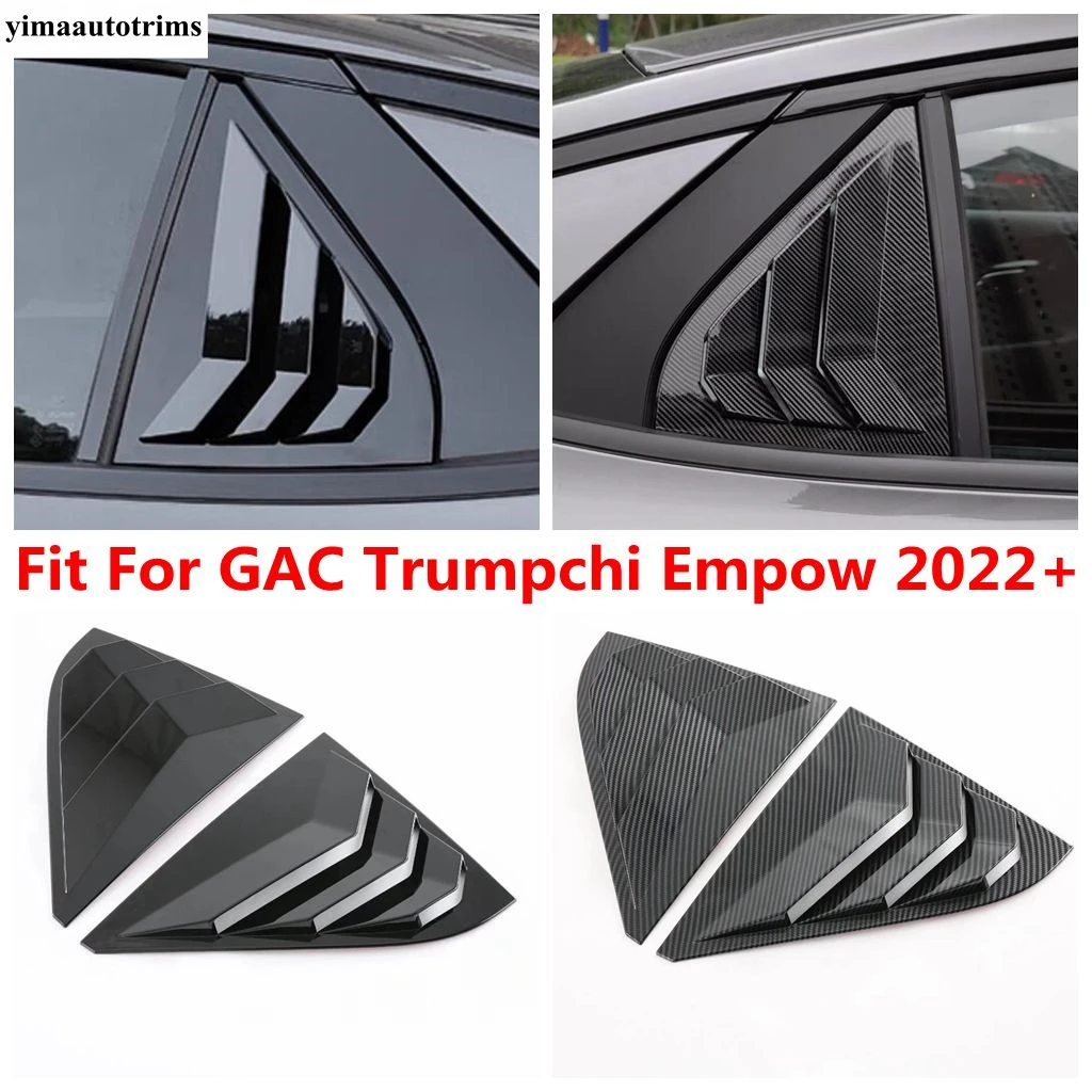 For GAC Trumpchi Empow 2022 -2024 Black Exterior Accessories Rear Window Blinds Side Louvers Vent Shutters Panel Cover Trim 2PCS
For GAC Trumpchi Empow 2022 -2024 Black Exterior Accessories Rear Window Blinds Side Louvers Vent Shutters Panel Cover Trim 2PCS