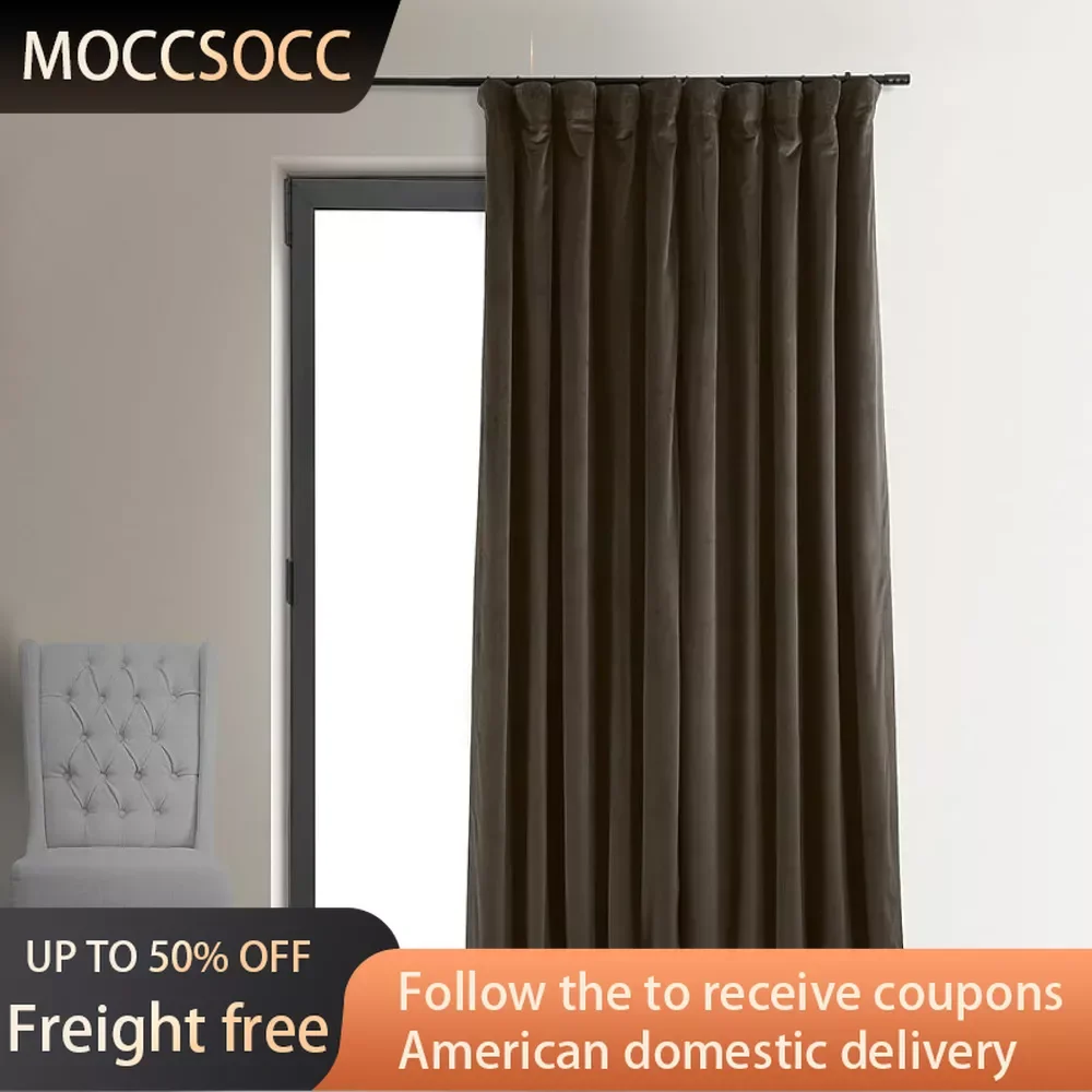 

100W X 96L Blackout Curtain for Bedroom Curtains 2 Pieces Java Freight Free Home Interior Curtains for Living Room Blind Blinds