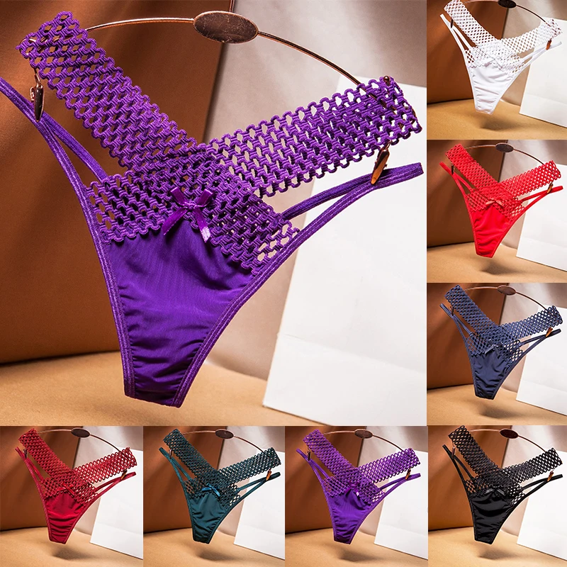 Women G-string Sexy Hollow Out Knicker Thong Lingerie Panties Low Waist Plus Size Female Briefs Thongs T-back Black Underpant
Women G-string Sexy Hollow Out Knicker Thong Lingerie Panties Low Waist Plus Size Female Briefs Thongs T-back Black Underpant