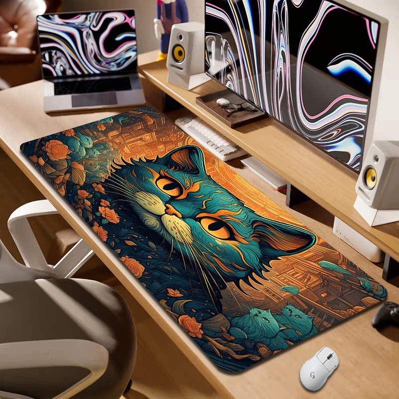 Cartoon Cat Game Mousepad Large Kawaii Mouse Pad Setup Gamer Cute Mouse Mat HD Print Desk Mats Gaming Table Carpet Pads XXL Hot
Cartoon Cat Game Mousepad Large Kawaii Mouse Pad Setup Gamer Cute Mouse Mat HD Print Desk Mats Gaming Table Carpet Pads XXL Hot