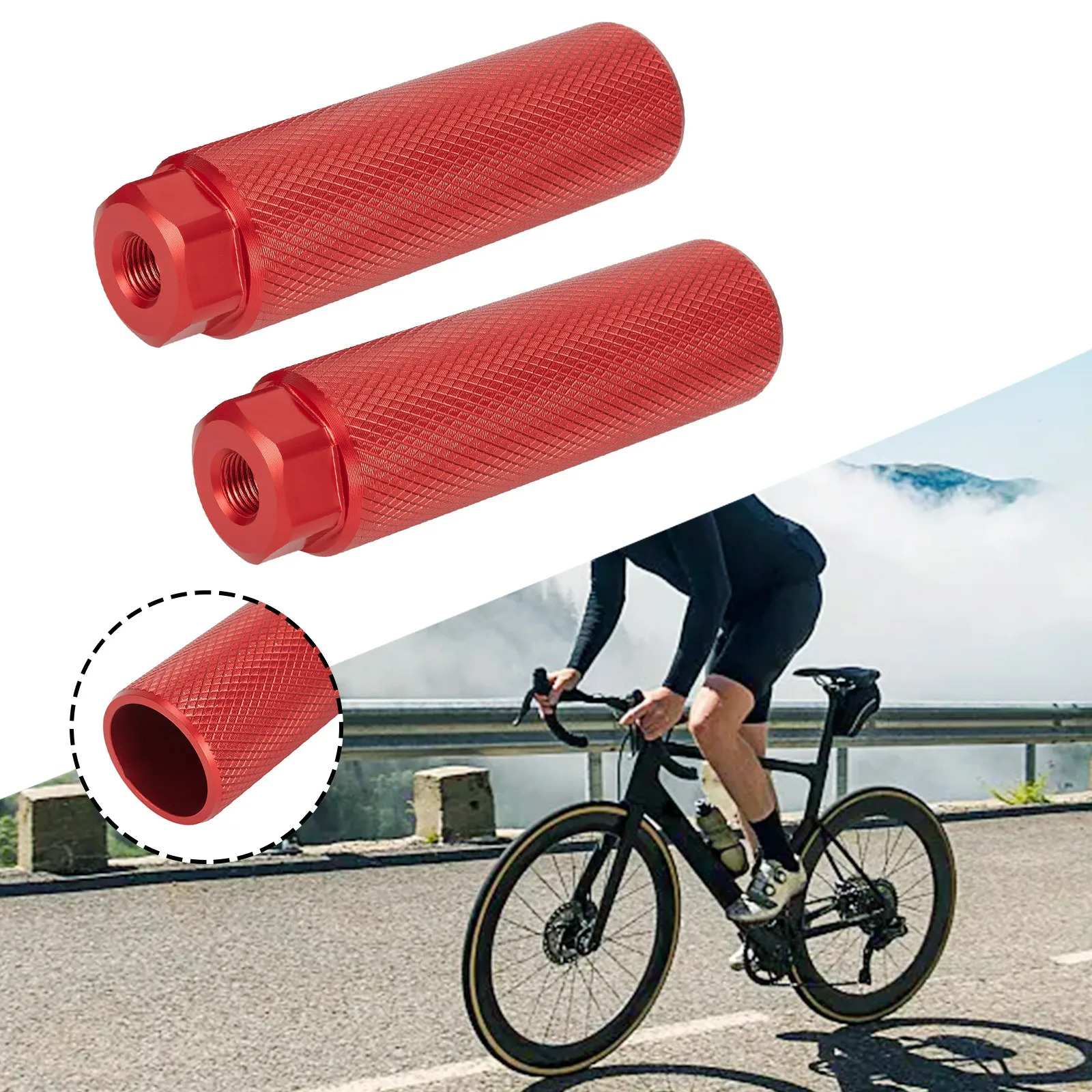 1 Pair Aluminum-Alloy Bike Pegs Anti-Skid Lead Foot Rest Pegs For-BMX MTB Mountain Bike Fit 3/8 Inch Axles Bicycle Accessories
1 Pair Aluminum-Alloy Bike Pegs Anti-Skid Lead Foot Rest Pegs For-BMX MTB Mountain Bike Fit 3/8 Inch Axles Bicycle Accessories