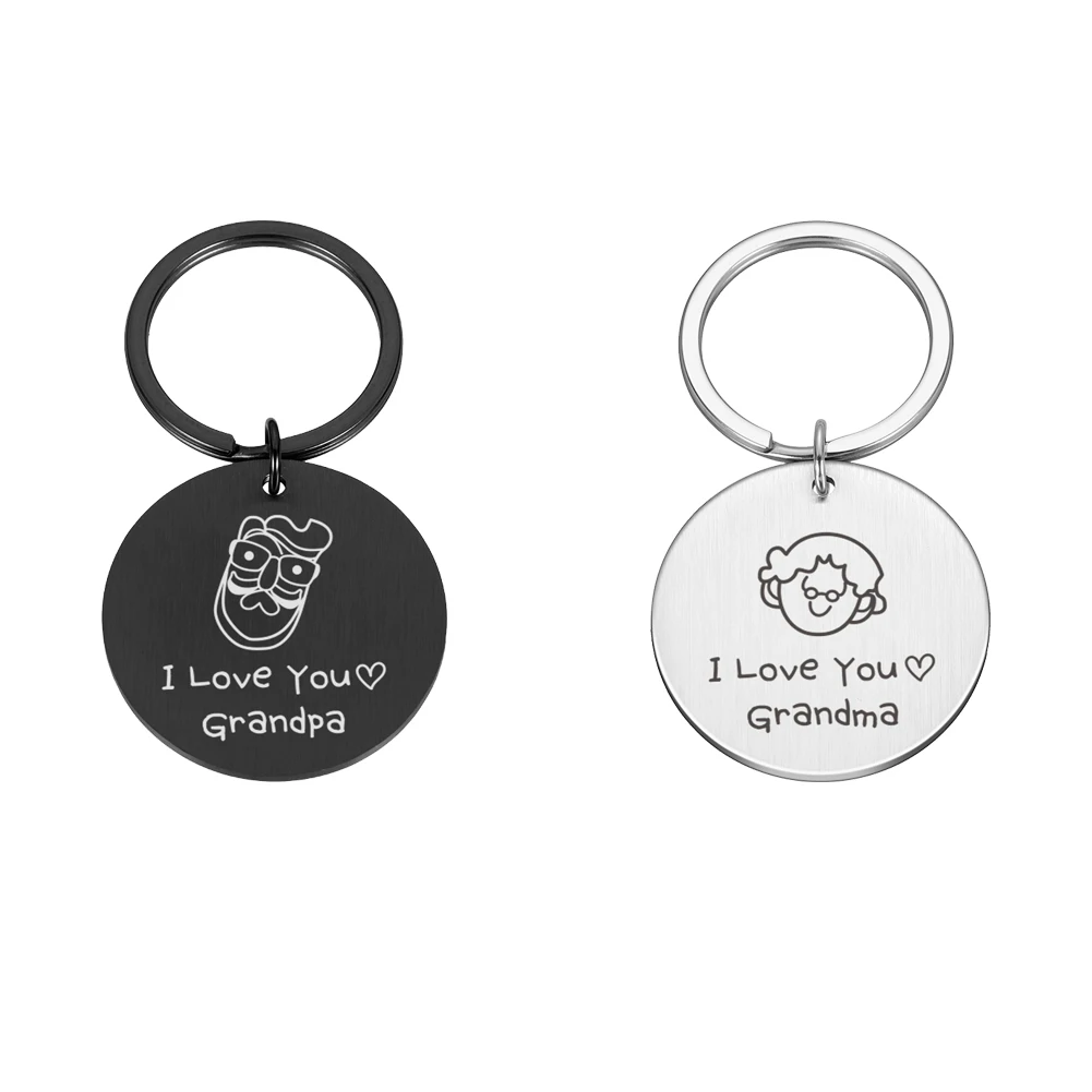 I Love You Keychain Personalized Gift for Grandpa Grandma Love Birthday Gifts Original Keychains for Car Keys Couple Rings
I Love You Keychain Personalized Gift for Grandpa Grandma Love Birthday Gifts Original Keychains for Car Keys Couple Rings