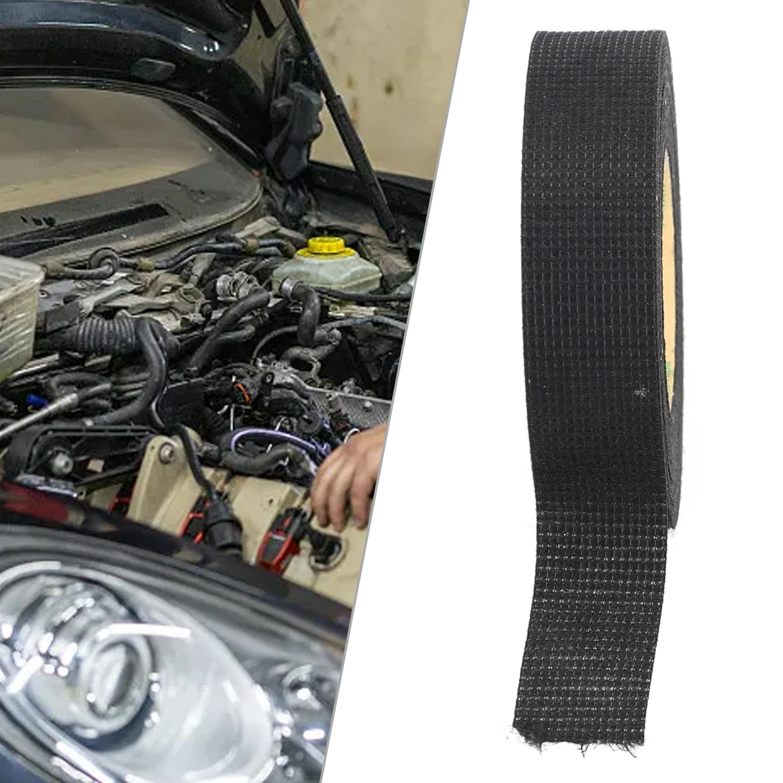 15M Electrical Tape Heat Resistant Harness Tape Insulation Auto Fabric Cloth Tape Waterproof Noise Resistance Adhesives Tape
15M Electrical Tape Heat Resistant Harness Tape Insulation Auto Fabric Cloth Tape Waterproof Noise Resistance Adhesives Tape