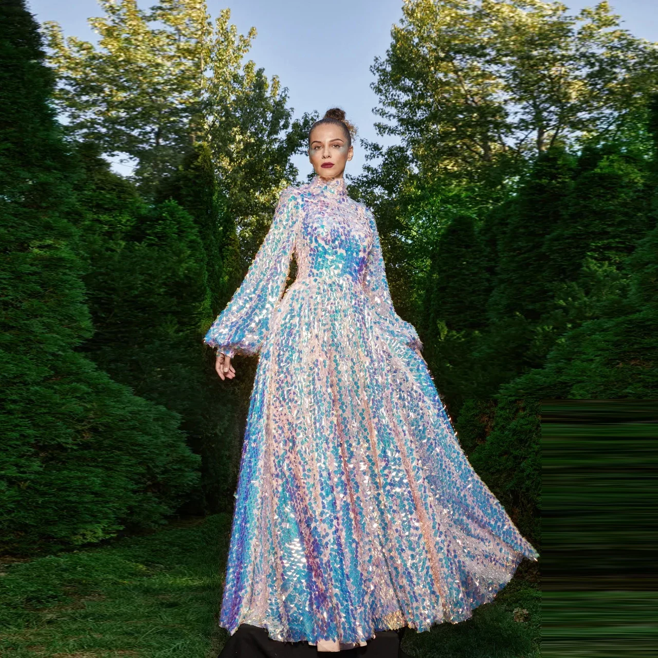 Драматические платья для выпускного вечера, Платье макси с длинным рукавом и блестками, женское платье для выпускного вечера, украшенное блестками, с высоким воротником, длинное индивидуальное платье для выпускного вечера
Драматические платья для выпускного вечера, Платье макси с длинным рукавом и блестками, женское платье для выпускного вечера, украшенное блестками, с высоким воротником, длинное индивидуальное платье для выпускного вечера